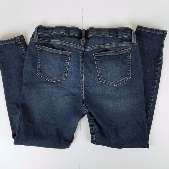 Maternity skinny jeans dark wash size 10 or 12 - Picture 2 of 8